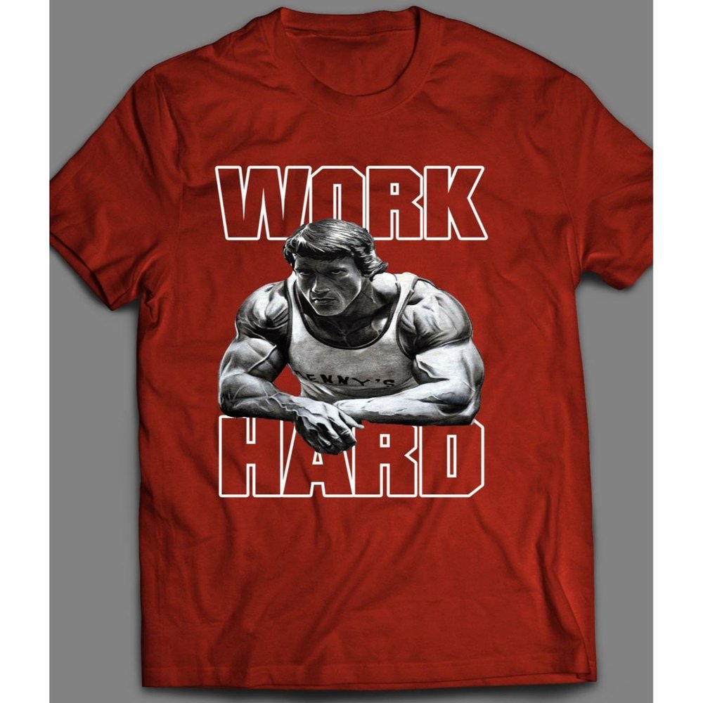 Work Hard Pump Iron Gym Shirt